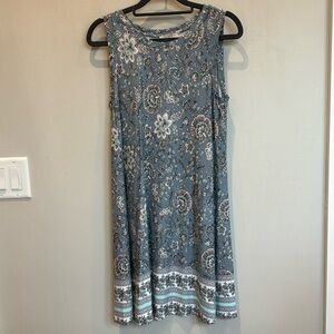 Loft outlet xs petite sleeveless print summer dress